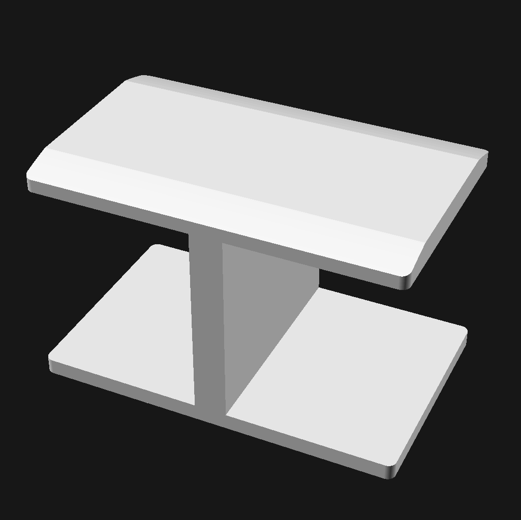 Rendered view of stl file